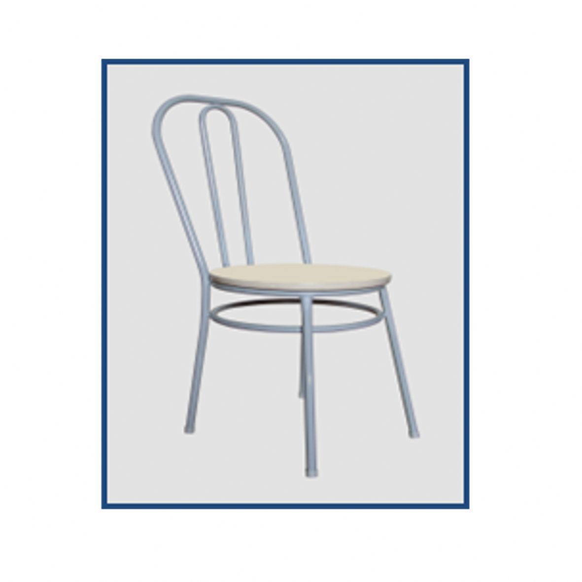 Cadeira Modelo Arco com assento de fórmica