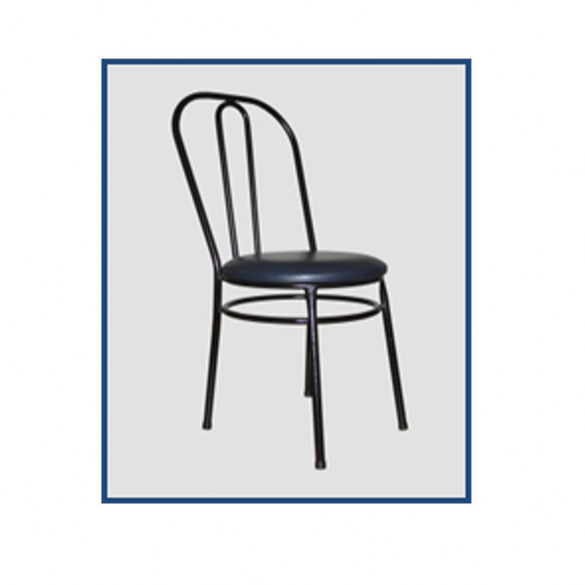 Cadeira Modelo Arco com assento estofado